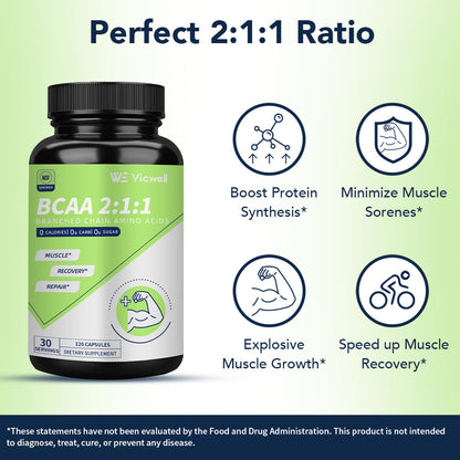 Vicwell Muscle Recovery BCAA