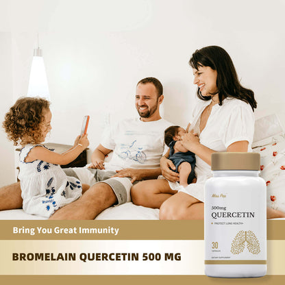 Misspep Quercetin with Bromelain Supplement for Immune Support