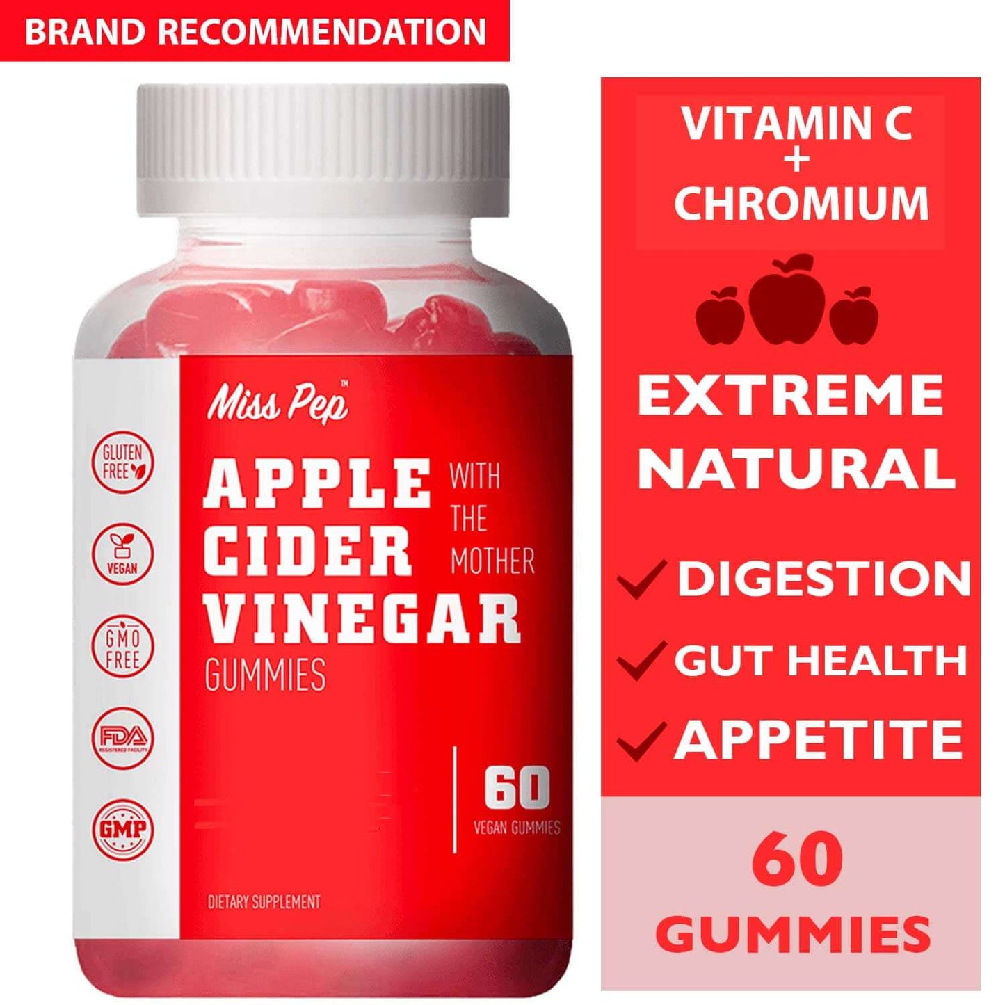 Misspep Apple Cider Vinegar Gummies