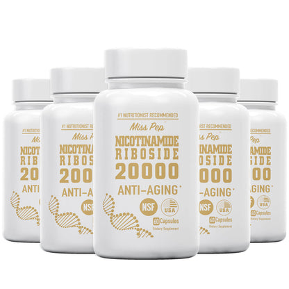 Misspep NR 20000 Supplement, High Purity Nicotinamide Riboside 350mg for Healthy Aging