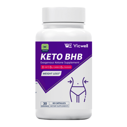 Vicwell Keto BHB Hydroxybutyrate Supplement Capsules for Keto Diet