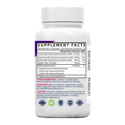 Vicwell Keto BHB Hydroxybutyrate Supplement Capsules for Keto Diet